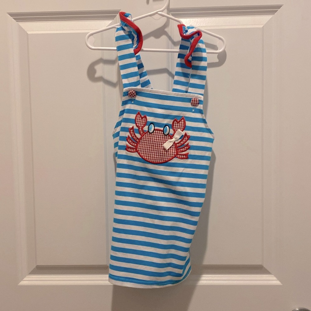 Classic Whimsy Girls Beach Crab Tank Size 7